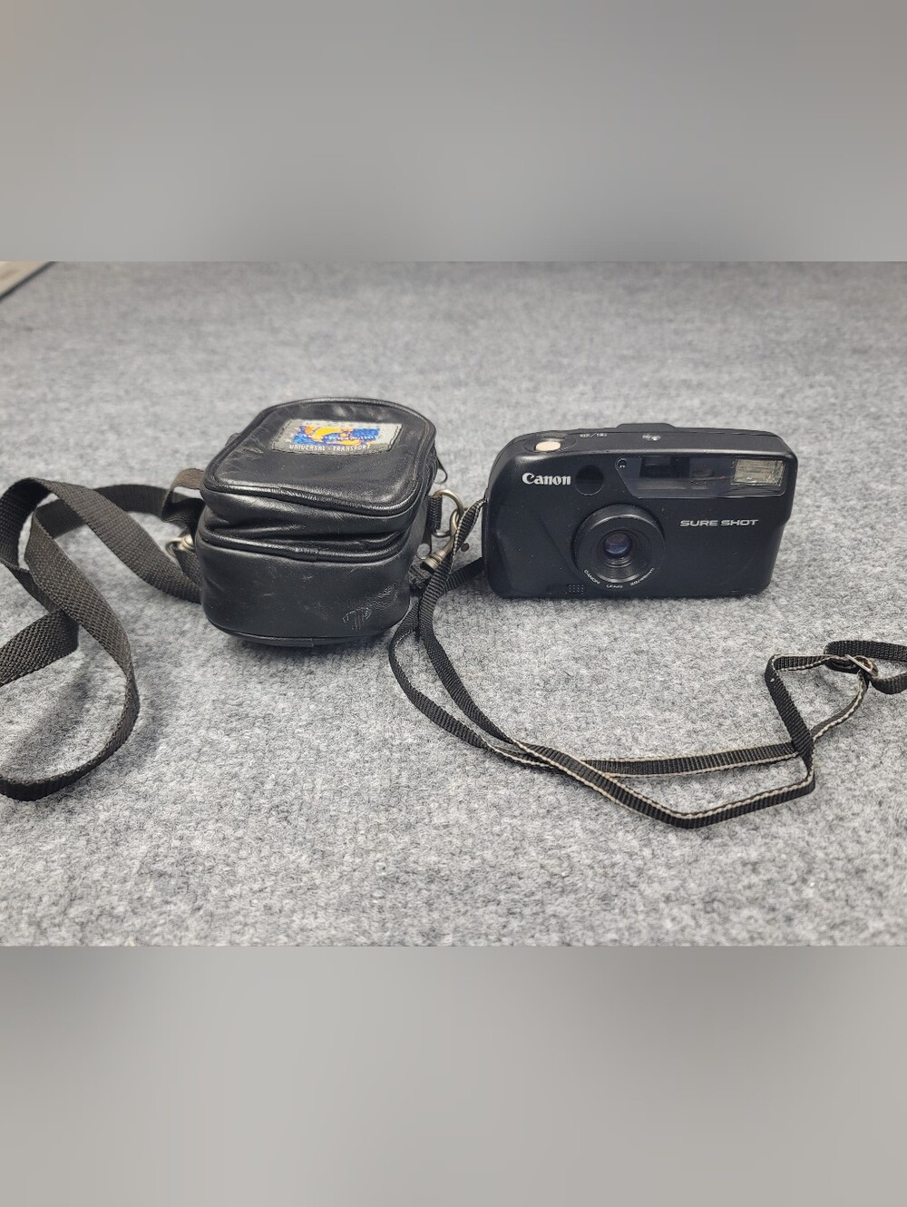 Vintage Canon Sure Shot 28/48mm 35mm Film Point and Shoot Camera W/ Case